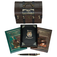 Новая комплектация «Ларца с сокровищами» с блокнотом и ручкой «Лев»