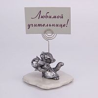 Держатель для напоминалок "Кошка с глобусом"