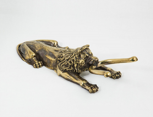Набор для обуви "Княжеский" ( 3 пр.) крючок "Лев" малый, ложка- князь с дер.ручкой. фото 6