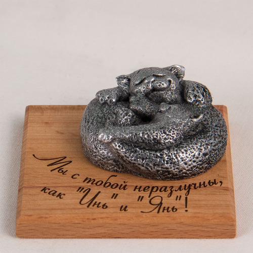 Фигурка "Мы с тобой неразлучны, как "Инь" и "Янь" (кошечка и котик обнимаются) Фигурка "Мы с тобой неразлучны, как "Инь" и "Янь" (кошечка и котик обнимаются)