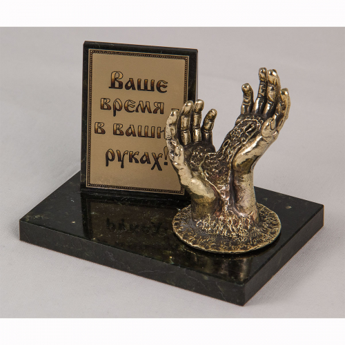 Фигурка на камне "Ваше время в ваших руках" фото 2