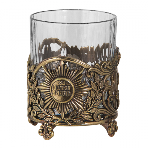 Набор из 3-х бокалов для виски "Юбилейный. 70 лет", Н=100 мм.,V=280 мл., (в футляре-кейсе) фото 4