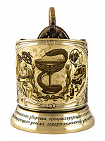 Подстаканник "Медики" гравировка