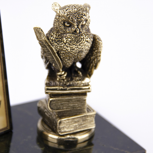 Фигурка на камне "Сова на книгах" БФКМ-63/СЗ-сова на книгах фото 2 Фигурка на камне "Сова на книгах" БФКМ-63/СЗ-сова на книгах фото 2